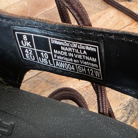 Dr. Martens Nartilla Gladiator Sandals US 10 Women’s Brown Leather Platform - Picture 10 of 10